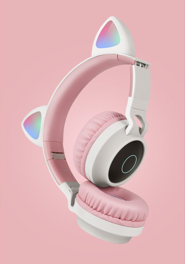 Audífonos con orejas de Gato Bluetooth 16