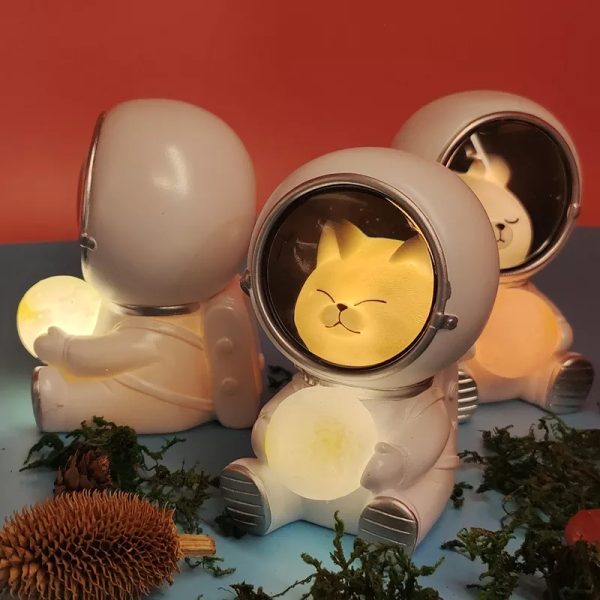 Lámpara Astronauta Gato y Perro 48
