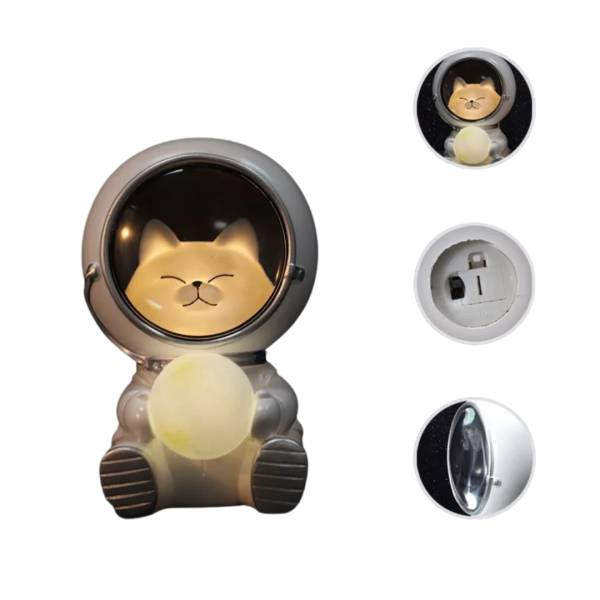 Lámpara Astronauta Gato y Perro 5