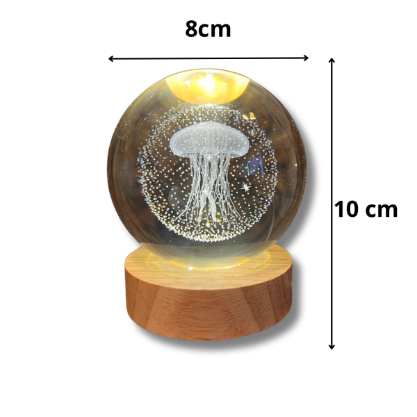 Lámpara Bola de Cristal Medusa 20