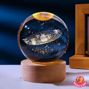 Lámpara Bola de Cristal Sistema Solar tamaño XL (8cm) 2